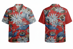 Camisa Hawaiana Personalizada con Estampado Completo para Hombre, Camisa de Verano Informal de Manga Corta, Elegante, con Cuello, Cómoda para la Playa - Product Image 3