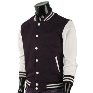 Custom Logo Printed Geometric Thick Waterproof Wool Sleeves Letterman Varsity <b>Baseball</b> <b>Jacket</b> Fashion Streetwear Hoodie <b>for</b> <b>Men</b> - Product Image 2