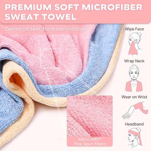 Lot de 3 serviettes de bain en microfibre tissée douce, couleur unie, séchage rapide, lavables en machine, usage domestique, style rectangulaire uni pour adultes - Product Image 2