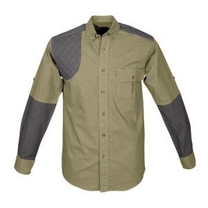 Outdoor Winter Solid Breathable Hunting Shirts for Men with Durable Stitching Moisture-Wicking & Fabric - Product Image 1