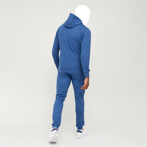 Conjunto Deportivo con Capucha para Hombre INDEX, Azul Sólido, Corte Regular, Estilo Casual para Otoño, con Bolsillos Laterales y Cintura Elástica - Product Image 2