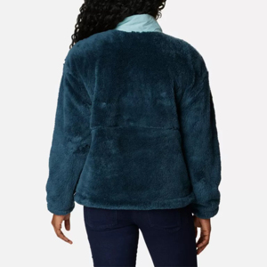 Women's <b>Sherpa</b> Fleece Jacket Zip Up Stand Collar Winter Outerwear Embossed Pattern Casual Coat - Product Image 5