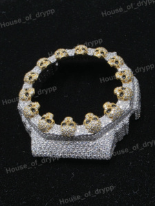 Iced Out VVS Moissanite Diamond Watch Bezel 2100 Series Watch with Moissanite diamond Watch Part - Product Image 3