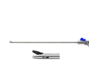 Ensemble d'instruments laparoscopiques manuels en acier inoxydable de type Ethicon, porte-aiguille à mâchoires droites modèle SSAH-901, taille longue, réutilisable - Product Image 2
