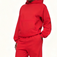 Hoodie Oversize Pria Bahan Fleece Katun Tebal High Street, Streetwear Vintage Bernapas dengan Desain Grafis Terinspirasi Web dan Cetakan Puff