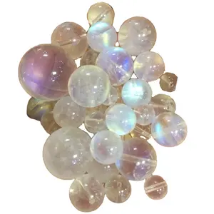 Atacado moonstone rodada beads natural e de alta qualidade