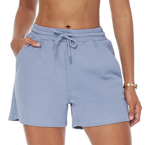Pantalones Cortos Deportivos para Mujer, Ecológicos, Transpirables, de Secado Rápido, con Cordón Ajustable, Cintura Media, Corte Regular, Spandex/Poliéster - Product Image 5