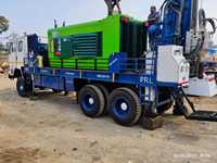 Machine de forage de puits montée sur camion, foreuse rotative DTH, modèle PDTHR-300, diamètre de forage max. 300 mm, haute précision