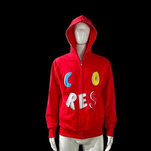 Sweats à capuche unisexes à fermeture éclair complète 500 g/m² personnalisés Sweats à capuche épais surdimensionnés en molleton épais d'hiver en relief du fabricant - Product Image 2