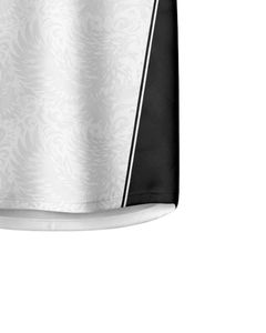 Camiseta Deportiva Personalizada para Hombre, Blanca y Negra, de Manga Corta, Cuello en V, Transpirable, de Secado Rápido, para Entrenamiento Atlético, Gimnasio, Running - Product Image 6