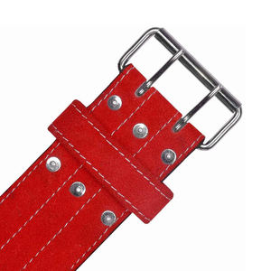 Adjustable <b>Belt</b> Leather for Powerlifting Weight Lifting Body Building Strength Training Leather Heavy Duty Support Wear OEM - Product Image 3