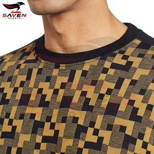 Wholesale Custom 350 GSM Heavy Weight <b>Men</b> Sweatshirt Thick <b>Thermal</b> Warm Cotton Fleece Crew Neck Drop Shoulder Winter Sweatshirts - Product Image 5