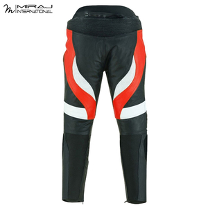 Nuevo Traje de Motociclista de 2 Piezas OEM ODM, Traje de Cuero para Motociclista, Color Negro y Rojo, Estilo Unisex, Ropa Deportiva - Product Image 5