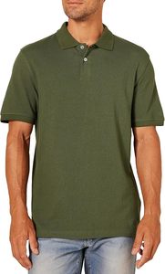 Camisas de hombre de manga corta, tejido sólido antiarrugas, poliéster/algodón, con logotipo bordado, casual, 180g, de marca. - Product Image 4