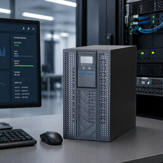 Ups 10KVA/9000W Uninterrupted Power Supply High Frequency 220V 10kva Online Ups High Frequency Smart Online UPS 10KVA