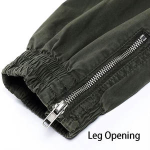 Personalizable ligero de los hombres de cintura media Cargo Pantalones de negocios Casual Multi-Bolsillo Hip Hop Streetwear Pantalones de trabajo personalizado - Product Image 4