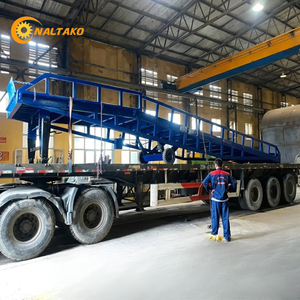 Rampa Móvil para Montacargas Naltako 10T, Elevación de 1700 mm con Bomba Manual Oiltec para Patio Industrial - Product Image 4