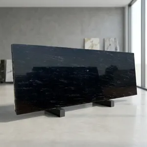 Dalles de granit noir titane tendance, granit naturel durable, pierre de construction pour les intérieurs et les designs extérieurs de luxe - Product Image 4