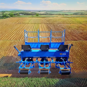 Planteuse de canne à sucre Sabin 3 rangs avec pompe à engrenages motorisée - Haute capacité, tracteur 120+ CV, attelage hydraulique trois points numérique - Product Image 1