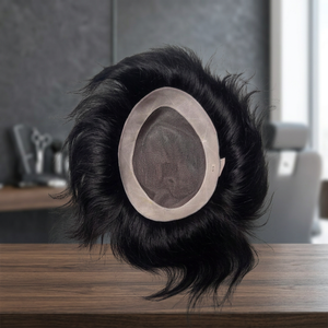 ผมปลอม Apolo Mono Taz Hair BD Yaki Style Indian Remy แท้ แบบเส้นเดี่ยว สำหรับระบบผมผู้ชายแบบลูกไม้ - Product Image 2