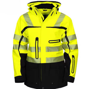 Veste de travail de sécurité personnalisable en polyester imperméable de classe 2 pour l'extérieur, veste de travail de sécurité, veste de protection réfléchissante - Product Image 2