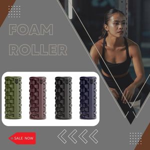 Rouleau en mousse à grille en EVA portable haute densité avec autocollant personnalisé pour le yoga, le Pilates et le massage musculaire - Product Image 3