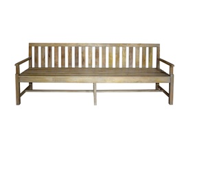Banc de jardin en bois de manguier pliable, mobilier d'extérieur - Product Image 1