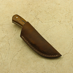 Cuchillo de Caza y Camping EDC de Hoja Fija Forjado a Mano en Acero al Carbono con Acabado Forjado, Mango de Palisandro, Fabricante de Fábrica - Product Image 5