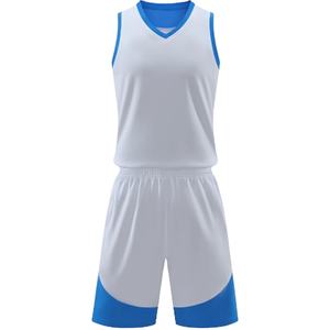 Jersey y pantalones cortos de baloncesto para hombre de nuevo estilo, atuendo deportivo de secado rápido, uniforme de entrenamiento de equipo - Product Image 6