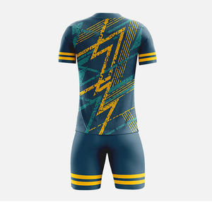 Uniforme de Fútbol para Hombre de Alta Calidad, 100% Poliéster, Secado Rápido y Transpirable, Ropa Deportiva, Color y Talla Personalizables - Product Image 3