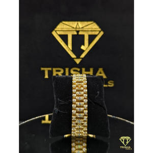 Reloj de Lujo para Hombre, Chapado en Oro, con Diamantes Moissanite VVS y Esfera con Acabado Brillante - Product Image 3