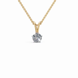 Colgante Solitario de Diamante Cultivado en Laboratorio de 0.500 Quilates, Corte Marquesa, Oro Amarillo, Rosa o Blanco de 9K, 14K, 18K, Chapado en Oro, Regalo de Joyería para Boda - Product Image 1