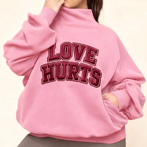 Professional Women Street Style Oversized <b>Mock</b> <b>Neck</b> Casual Winter <b>Top</b> Relaxed Fit Long Sleeves <b>Mock</b> <b>Neck</b> Clean Daily Fashion - Product Image 5