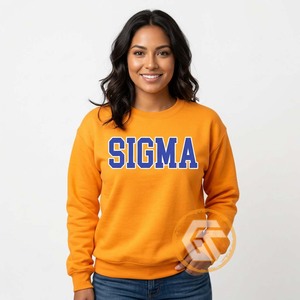 GREEK TREASURES เสื้อสเวตเชิ้ตผ้าฝ้ายฟลีซคุณภาพสูงสำหรับผู้หญิง Sigma Gamma Rho รุ่นฤดูใบไม้ร่วง/ฤดูหนาว น้ำหนัก 500 กรัม เป็นมิตรกับสิ่งแวดล้อม - Product Image 3