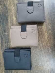 Green Faux Suede Bifold Wallet With Zipper Coin Pocket And <b>Card</b> Slots - Product Image 4