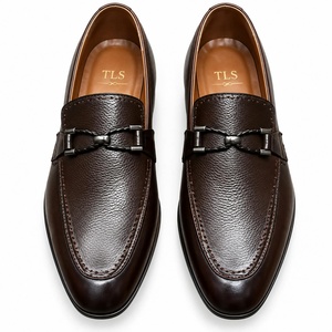 Mocassins en cuir souple de qualité supérieure pour hommes, chaussures confortables à enfiler, décontractées et élégantes, à semelle plate, légères, pour la marche et la conduite - Product Image 1