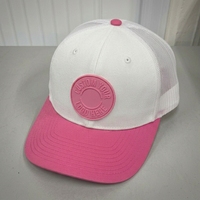 Gorra Trucker Personalizada de 6 Paneles, Dos Tonos, Parche con Logotipo Redondo, Malla Trasera, Ajustable, Cierre a Presión, OEM, ODM, Marca Privada, MOQ Bajo