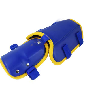 Protège-tibias et protège-pieds de baseball de style le plus récent en cuir PU avec mousse haute densité, sangles réglables, protection professionnelle renforcée - Product Image 6