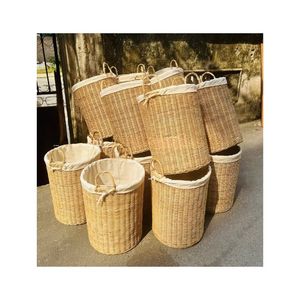 Cesta de Mimbre Extra Grande 2026, la Más Vendida, para Guardar Mantas, 100% Hecha a Mano, Limpia, Segura y Sostenible, Organizador para Sala de Estar, Talla S - Product Image 5