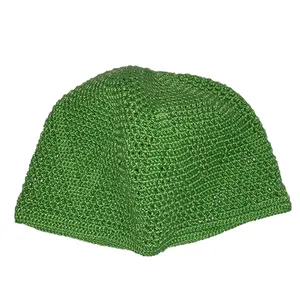 Chapeaux de prière en toile tricotée de qualité supérieure pour musulmans, écologiques, respirants, en plusieurs couleurs, pour toutes les saisons, chapeau de prière islamique - Product Image 2