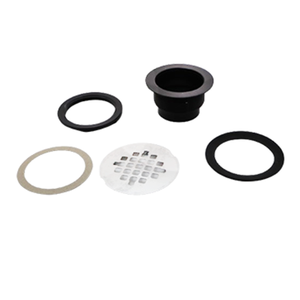 Desagüe de ducha montado en la pared de plástico de 2 "OD PSP0046 con acabado negro ecológico para Baño - Product Image 3