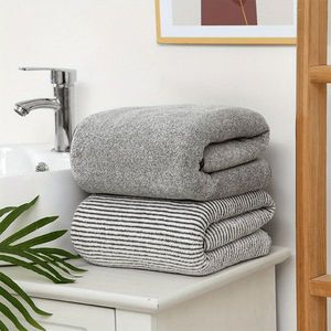 Soft 55\"X27.5\" Fiber Bath Towel Set Quick Drying Absorbent Household Bathroo Bathroom Towels - Product Image 2