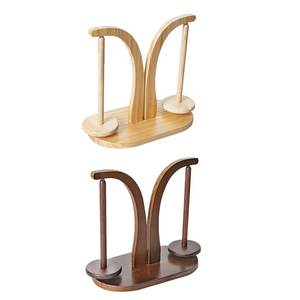 Eco-Friendly Wooden Yarn Holder Stand Round Shape Fashion Style 11.5cm Length 3mm Thickness Durable <b>Sewing</b> Accessory - Product Image 5