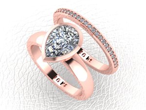 Elegant Gold Silver Ladies <b>Ring</b> With Oval And Round Cut 1.80 CTS Moissanite CVD Colour Stone <b>CZ</b> EGL VVS2 D VS1 Jewelry - Product Image 1