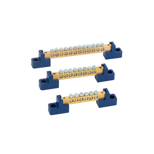 Premium Brass Neutral Link Terminal Block High Conductivity Electrical Connector for Panel Boards and Switchgear Use - Product Image 4