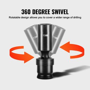 Set di 14 Chiavi a Bussola Girevoli a 360 Gradi, 3/8'' Profonde, Universali, Metriche 10-19mm, 6 Punte in Acciaio Cr-Mo, per Riparazione Auto, Bussola da 18mm - Product Image 2