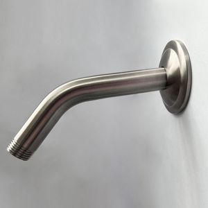 Braccio di Estensione per Doccia a Parete con Filettatura Conica 1/2 NPT, Flangia e Soffione a Pioggia - Accessori per Cabina Doccia - Product Image 1