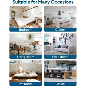 Purificatore d'Aria H13 True HEPA 3-in-1 per Casa e Camera da Letto, Funzione Aroma, Modalità Notte, Compatto da Scrivania per Pulizia dell'Aria - Product Image 5