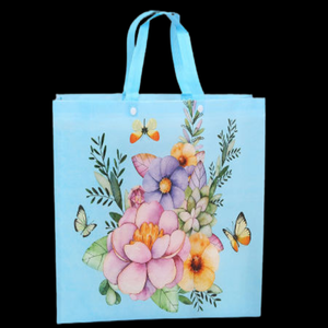 ถุงช้อปปิ้งผ้านอนวูฟเวน | กระเป๋าโท้ทน้ำหนักเบาใช้ซ้ำได้ - Product Image 5