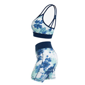 Nouvel arrivage : Ensemble de sport côtelé sans coutures pour femme – Tenue de fitness, entraînement, extensible, athlétique, deux pièces - Product Image 6